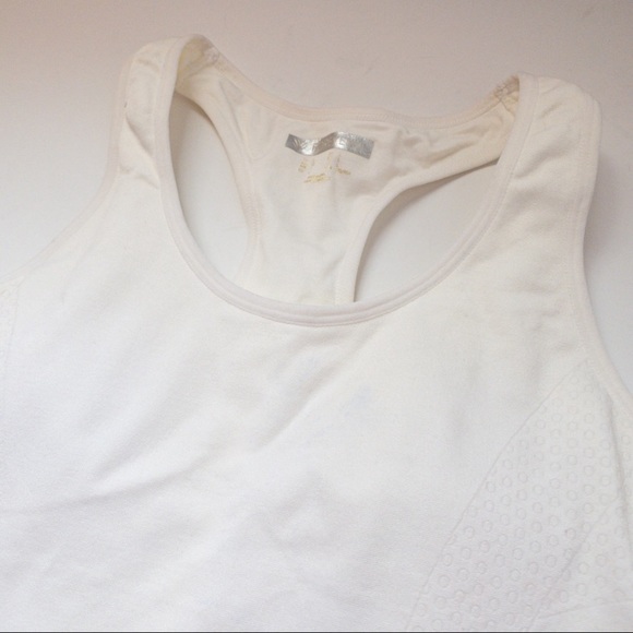 Forever 21 White Racerback Tank Size L - Picture 2 of 4